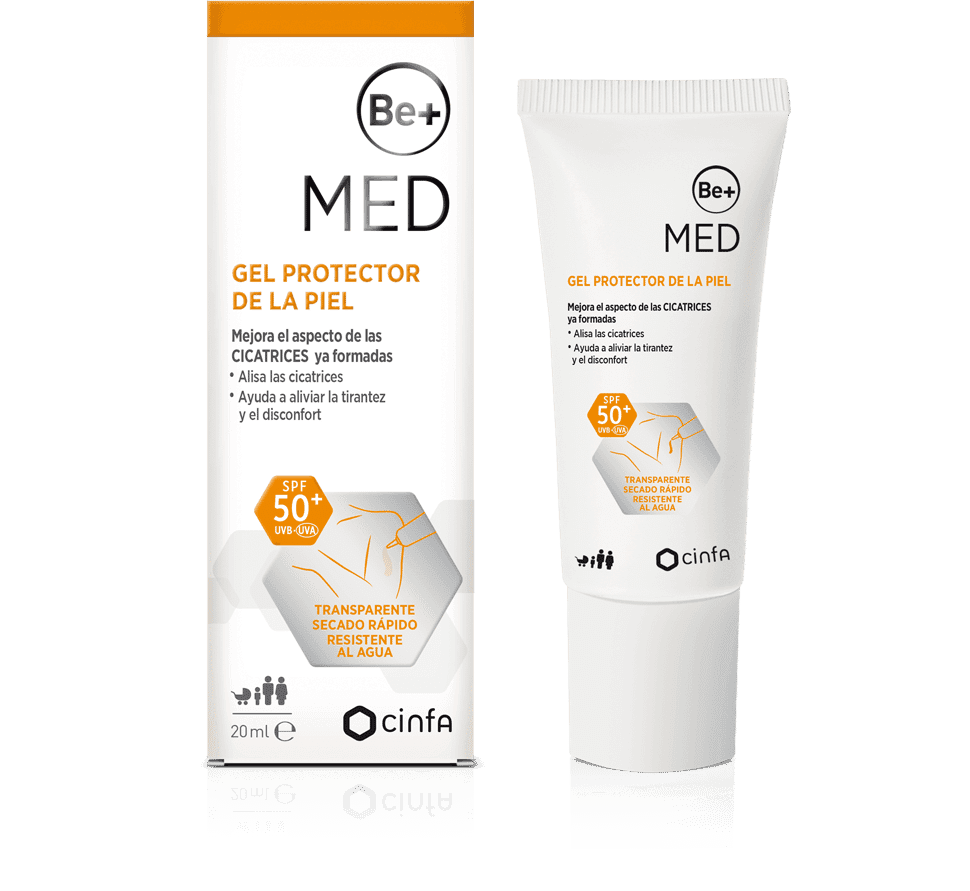 Be+ Gel Protector de la Piel SPF50+ 20ml